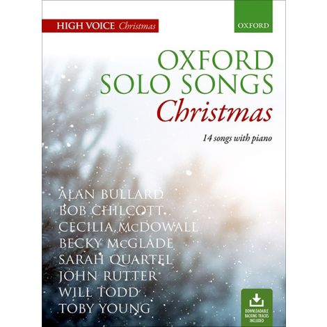Oxford Solo Songs: Christmas (14 Songs with Piano / High Voice) 