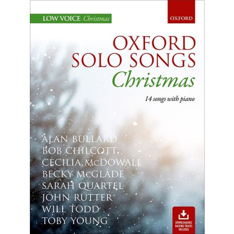 Oxford Solo Songs: Christmas (14 Songs with Piano / Low Voice) 