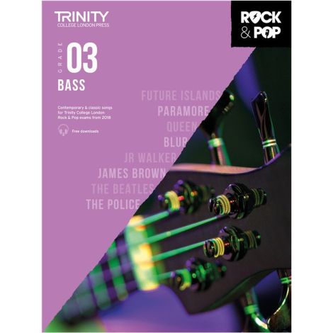 TCL Trinity College London Rock Pop 2018 Bass Grade 3