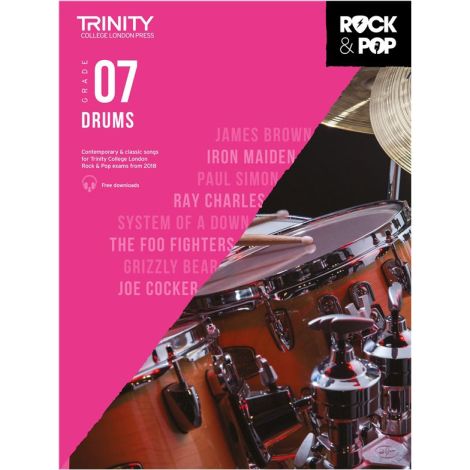 TCL TRINITY COLLEGE LONDON ROCK POP 2018 DRUMS Grade 7