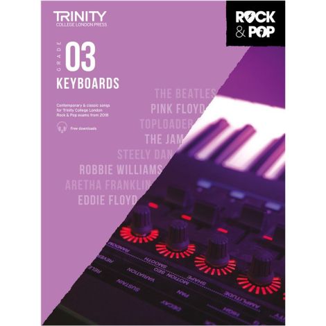 TCL TRINITY COLLEGE LONDON ROCK POP KEYBOARD 3 2018-2020