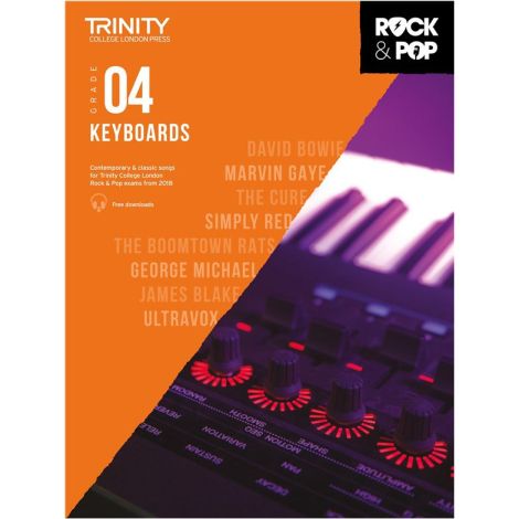 TCL TRINITY COLLEGE LONDON ROCK POP KEYBOARD 4 2018-2020