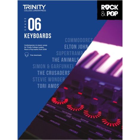 TCL TRINITY COLLEGE LONDON ROCK POP KEYBOARD 6 2018-2020