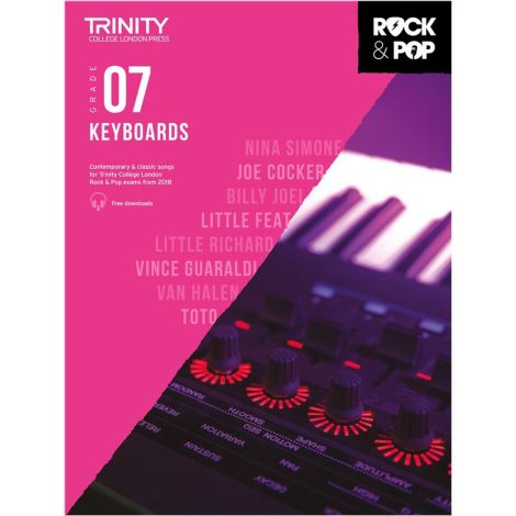 TCL TRINITY COLLEGE LONDON ROCK POP KEYBOARD 7 2018-2020