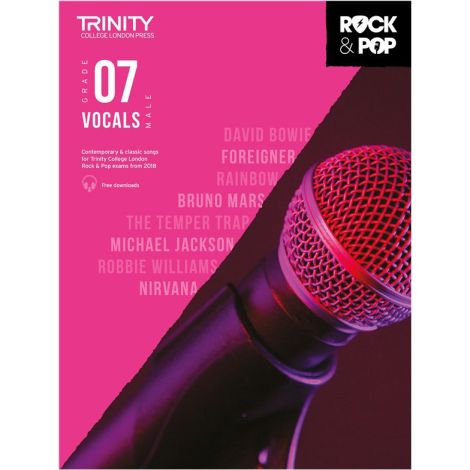 TCL Trinity College London Rock Pop 2018 Vocals Grade 7 Male