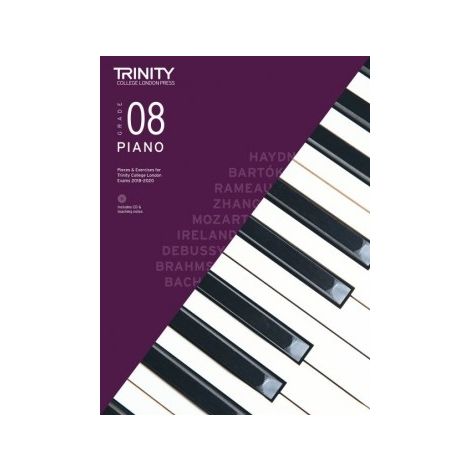 TCL Trinity College London Piano Grade 8 book & CD 2018 - 2020