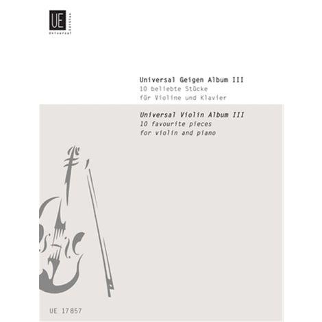 Universal Violin Album - Book 3 (Violin/Piano)