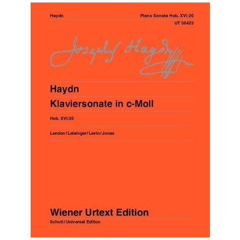 Haydn:Sonata in C minor, Hob. XVI:20