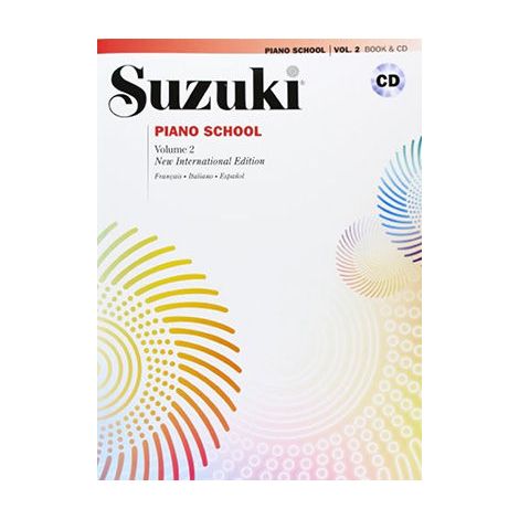 Suzuki Piano School - Volume 2 (New International Edition Book + CD)