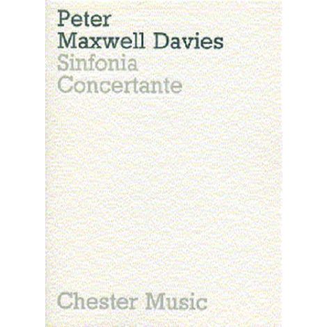 Peter Maxwell Davies: Sinfonia Concertante (Miniature Score)