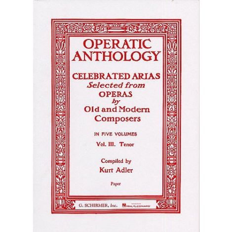 Operatic Anthology Volume III: Tenor