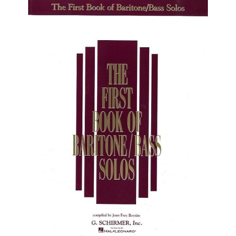 The First Book Of Baritone/Bass Solos