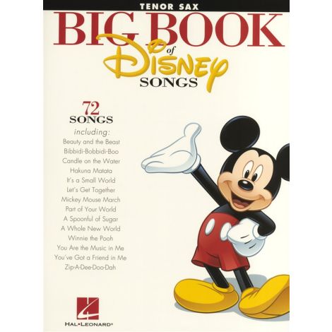 The Big Book Of Disney Songs - Tenor Saxophone