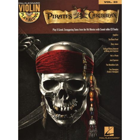 Violin Play-Along Volume 23: Pirates Of The Caribbean (Book/Online Audio)