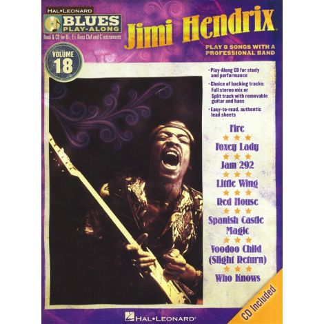 Jimi Hendrix: Blues Play-Along - Volume 18