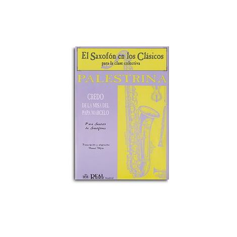 Giovanni Pierluigi Palestrina: Credo de la Misa del Papa Marcello para Sexteto de Saxofones