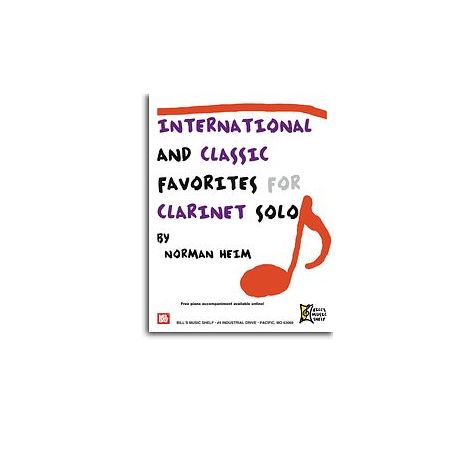 International and Classic Favorites for Clarinet Solo