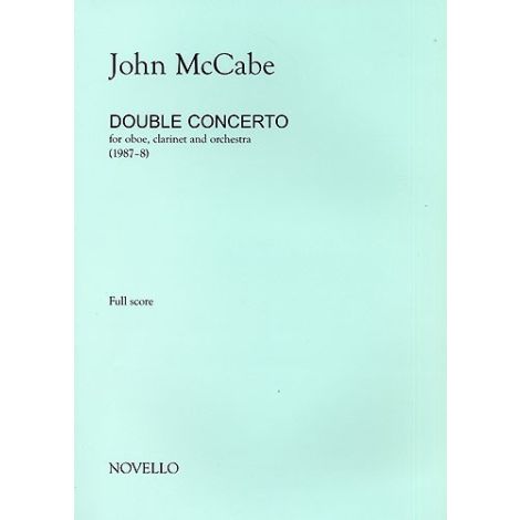 John McCabe: Double Concerto For Oboe, Clarinet and Orchestra (Study Score)