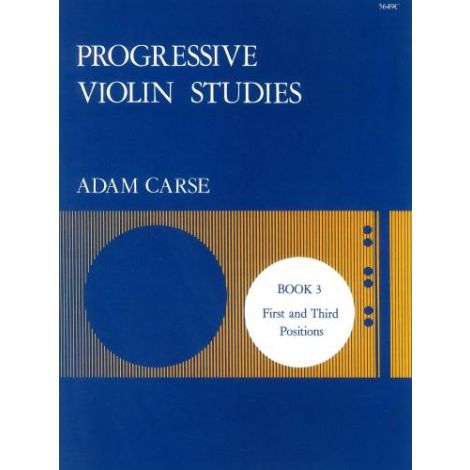 Carse: Progressive Violin Studies. Book 3