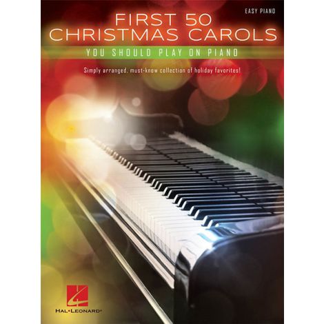 FIRST 50 CHRISTMAS CAROLS - EASY PIANO