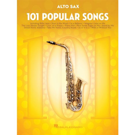 101 POPULAR SONGS: ALTO SAXOPHONE