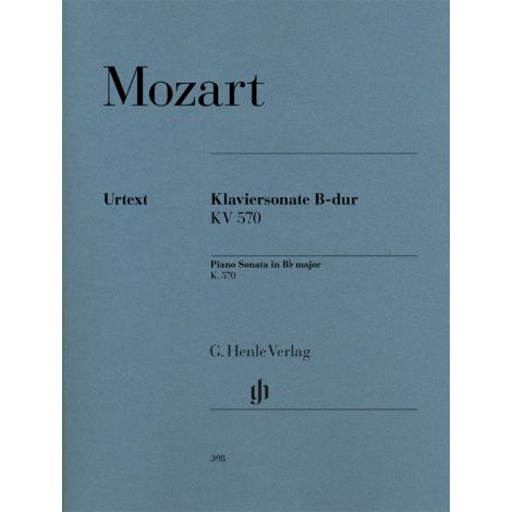 Mozart: Piano Sonata B flat major K. 570 (Henle)
