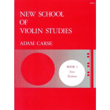 Carse: New School of Violin Studies Book 1 First P